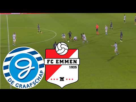 FC Emmen vs De Graafschap ภาพถ่ายทอดสดฟุตบอล