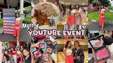 My first YouTube event♥️ YouTube Creator Collective Kolkata 2024| event a ki hoi?