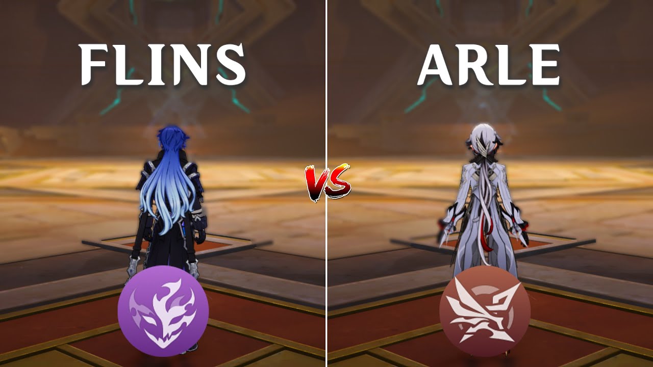 C0 Flins против C0 Arlecchino!! Кто лучший DPS?? (Genshin Impact)