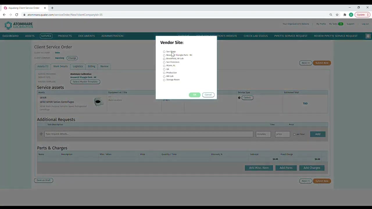Qualer - Generate a Work Order for You Customer