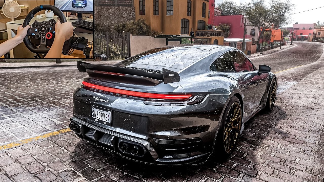Porsche 911 Turbo - Forza Horizon 5 Gameplay | Logitech G29