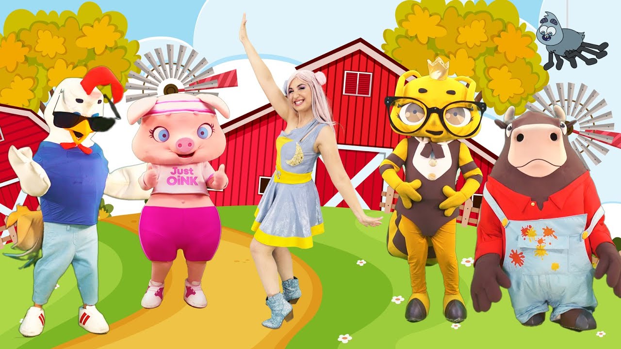 Whiskey il ragnetto + 30 minuti di Canzoni per Bambini e Baby Dance con Camilla al Luna Farm  🐷🐝🐔🐂