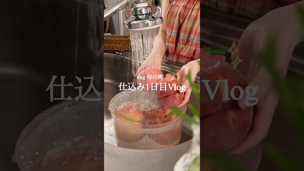 【6kg仕込み1日🍑✨】真夏の桃レシピ