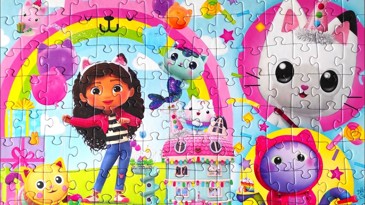 Gabby's Dollhouse puzzle | Gabina kuća lutaka - YouTube