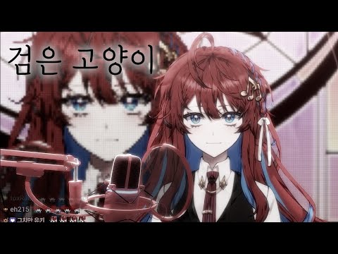 RED레드 검은 고양이 Live Cover 가사 번역 