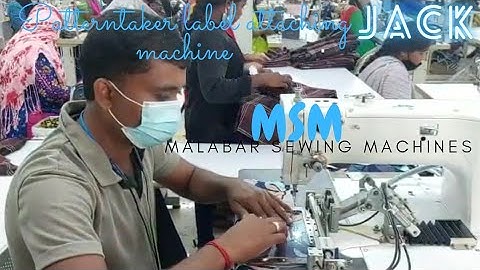 PATTERN TAKER LABEL ATTACHING MACHINE #malabarsewingmachines #youtube #business