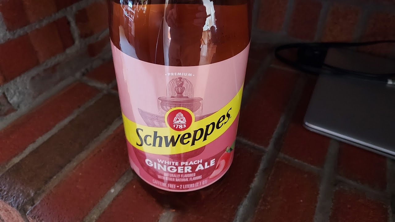 Schweppes White Peach Ginger Ale Sip N Review YouTube
