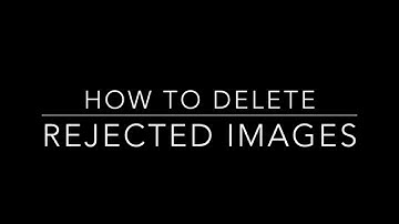 How to delete rejected photos in Lightroom
