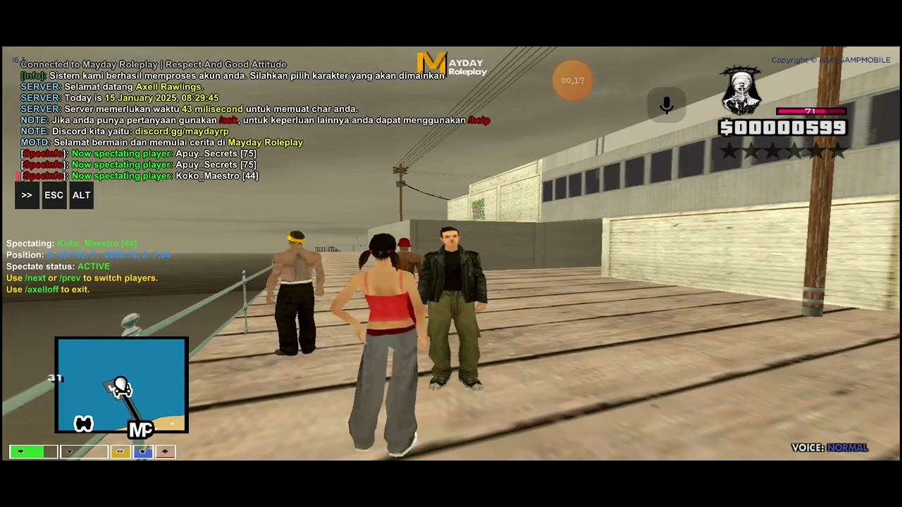 SHARE MONETLOADER FAKE ADMIN SPECTATOR || GTA SAMP