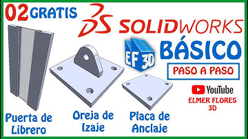 SOLIDWORKS BASICO PASO A PASO - 02: Extrusión Saliente Base y Extrusión de Corte