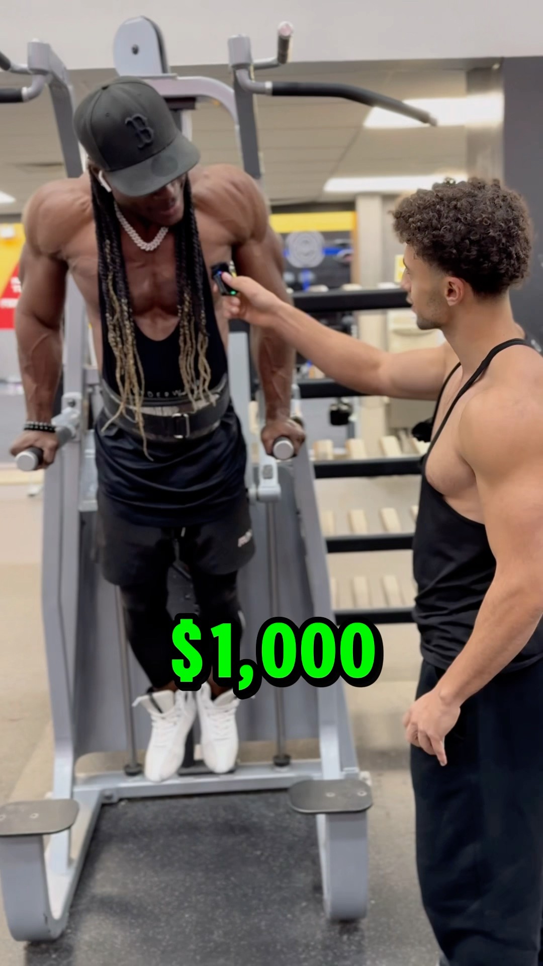 Can this bodybuilder beat me for $1,000??⁉️