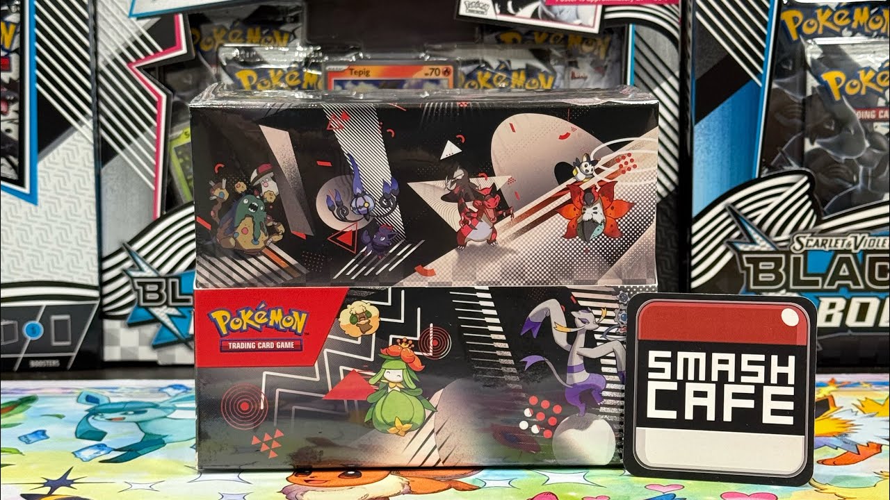 Pokémon Black Bolt and White Flare Unova Mini Tin Display unboxing