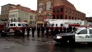 Procession for Akron officer Justin Winebrenner