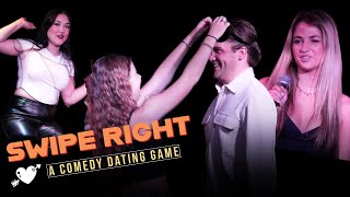 Guy Speedruns Blind Dates w/ 5 women - Swipe Right a Dating Game for Singles and Couples