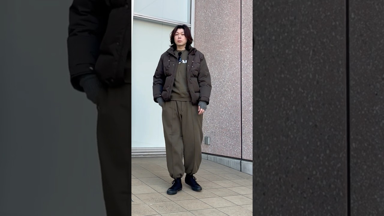 GU × ENGINEERED GARMENTSのスウェットを使ったコーデ【ヘビーウェイトスウェットパンツ】【Today's Outfit】