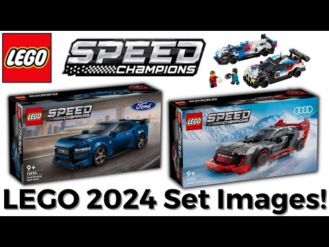 LEGO Speed Champions 2024: Hoonitron, Mustang & BMWs revealed