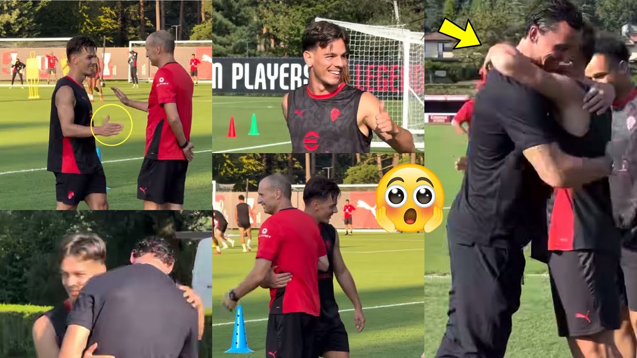 😱Ardon Jashari Meets Max Allegri & Zlatan Ibramovich For The First Time,Before First Team Training.