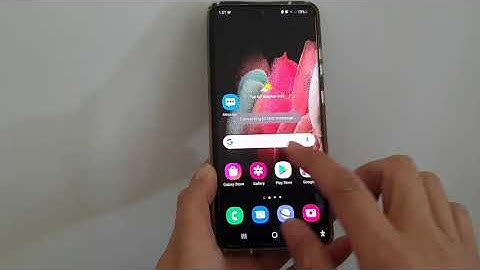 Galaxy S21/Ultra/Plus: How to Share a Picture In Gallery To SMS Text Messaging App