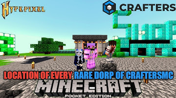 *RARE DROPS* in CraftersMc (locations) #craftersskyblock #hypixel #wenpixel #satnetwork