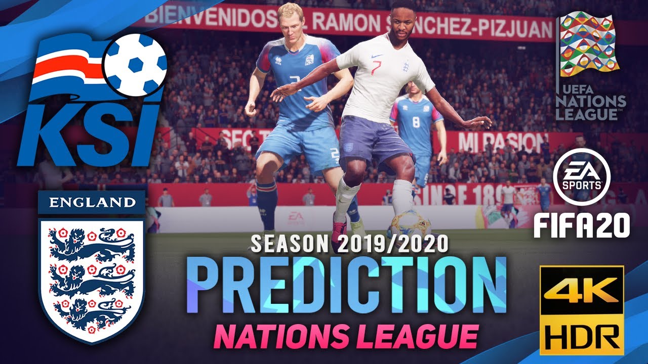ICELAND vs ENGLAND | FIFA 20 Predicts: UEFA NATIONS LEAGUE ● Matchday  1 of 6