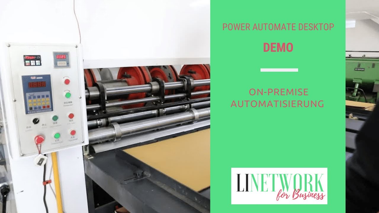 Power Automate Desktop On-Premise Automatisierung DEMO