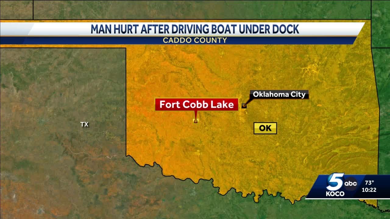 70-year-old man pinned under boat dock freed by bystander on Fort Cobb Lake