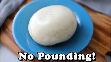 How to Make POUNDED YAM Without Pounding Yam!