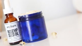 DIY Anti-Aging Cream with Rosehip Seed Oil & Shea Butter