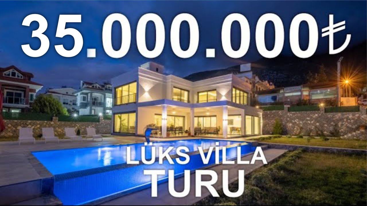 35 Milyon TL Fethiye'de Satılık Ultra Lüks villa Dünyada Mekan Fuat EREN