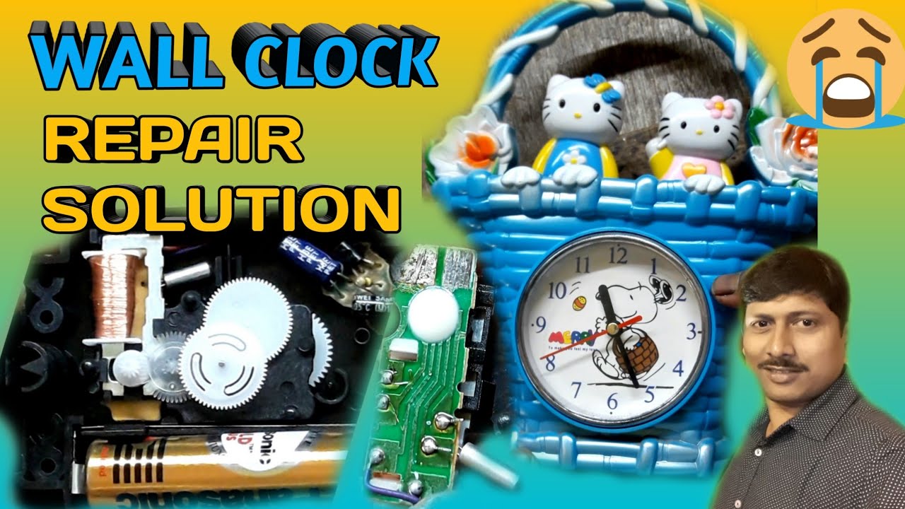 How To Repair Dead Wall Clock | wall clock reparing in hindi | dinar ghari keyse thik kare