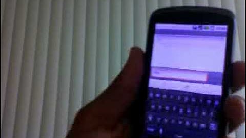 Android Nexus One - 2 extra rows of keys in keyboard