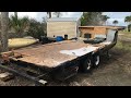 Old Rv frame to car hauler