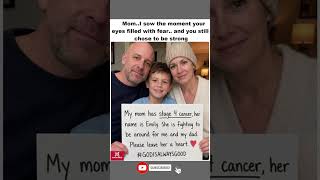 Emily is fighting stage 4 cancer for her family. She needs your hearts. ❤️🎗️🫶#shorts