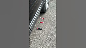 Colgate Toothpastes | Red Toothpastes squeezed by car