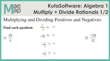 KutaSoftware: Algebra 1- Multiplying and Dividing Rational Numbers Part 1