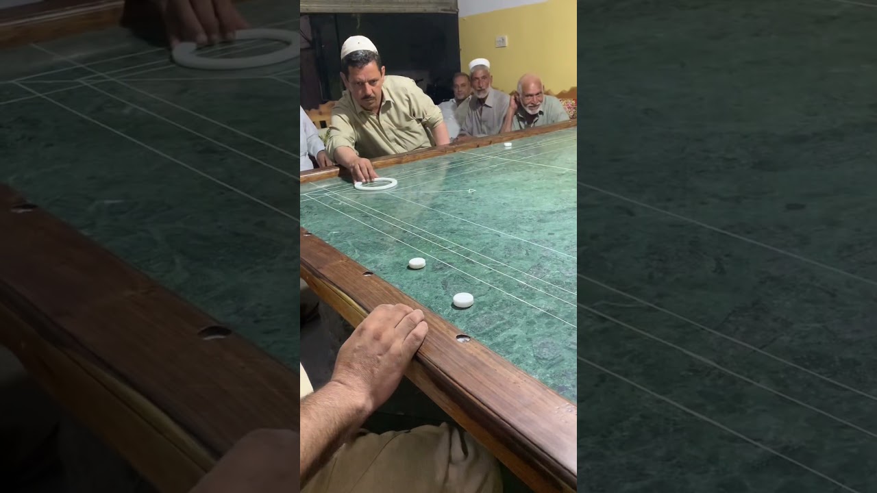 Near-Perfect Carrom: Two White Coins Pot, But What a Miss! 🎯 