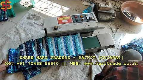 Agarbatti Pouch Packing Machine (Band Sealer) Mo: 070468 56640