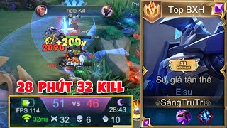 Kỉ Lục Elsu 32 Kill Vs Trận Đấu 30 Phút Căng Như Đánh Giải Của Top Elsu