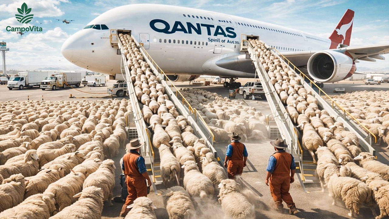 El transporte de millones de ovejas deja a todos asombrados – Agricultores en la era 5.0