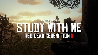Study With Me In Red Dead Redemption 2 | Camp | 50/10 Pomodoro Timer