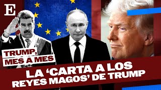TRUMP MES A MES La carta a los Reyes Magos de Donald Trump para 2026 EL PAIS