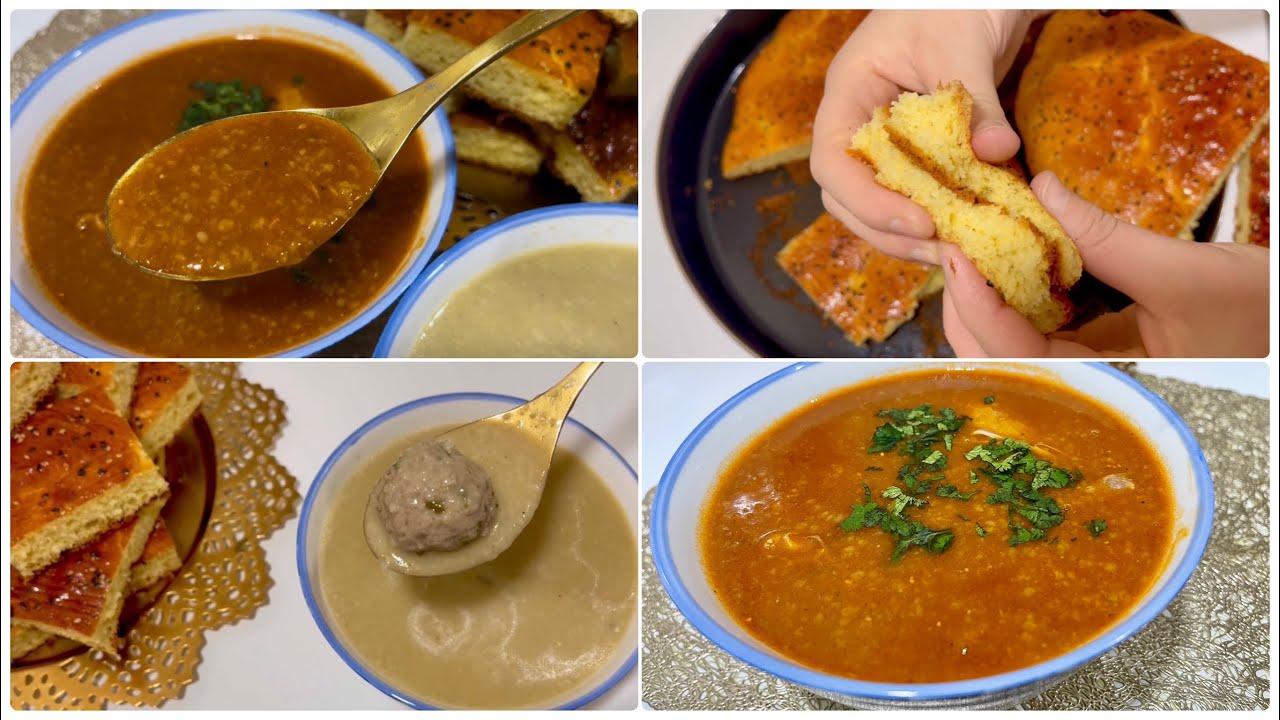 جاري فريك  قسنطيني  أحمر وأبيض خبز الكيروانةخفيف قطن وصفات اليوم الاول تاع رمضان