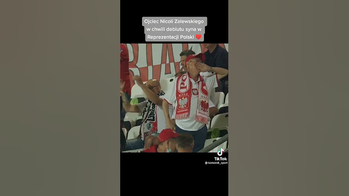 Ojciec Nicoli Zalewskiego w chwili debiutu syna w Reprezentacji Polski❤ #shorts