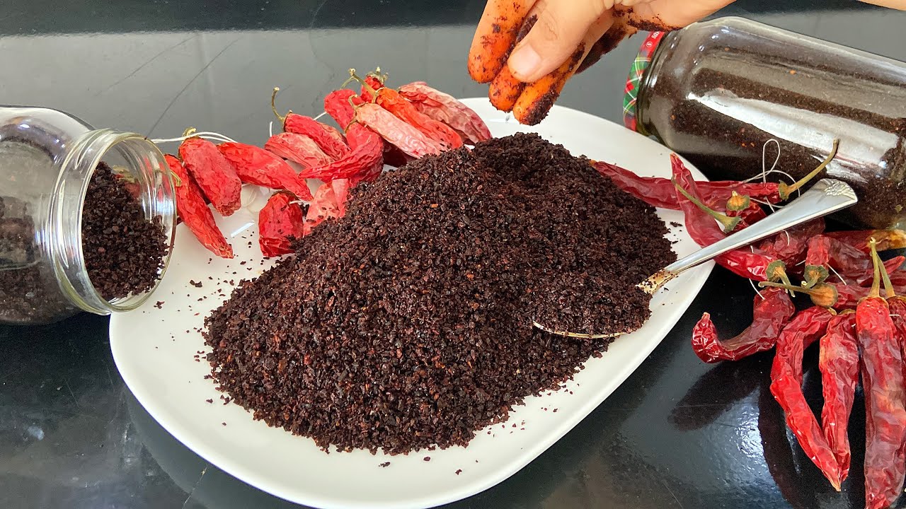 EVDE HAKİKİ İSOT BİBER NASIL YAPILIR? TÜM DETAYLARIYLA URFA İSOTU TARİFİ💯EVDE PUL BİBER YAPIMI 👌🏼