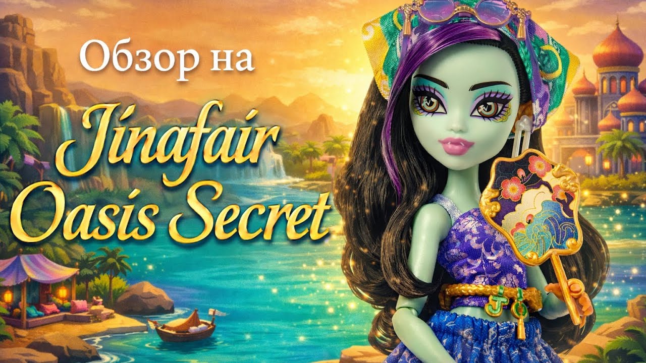 Распаковка куклы Монстер хай Джинафаер Лонг G3 