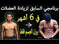 برامجي السابقة في الCalisthenics   للتنشيف و زيادة العضلات