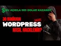 WordPress’i Hackledim: 30 Dakikada Tam Kontrol!
