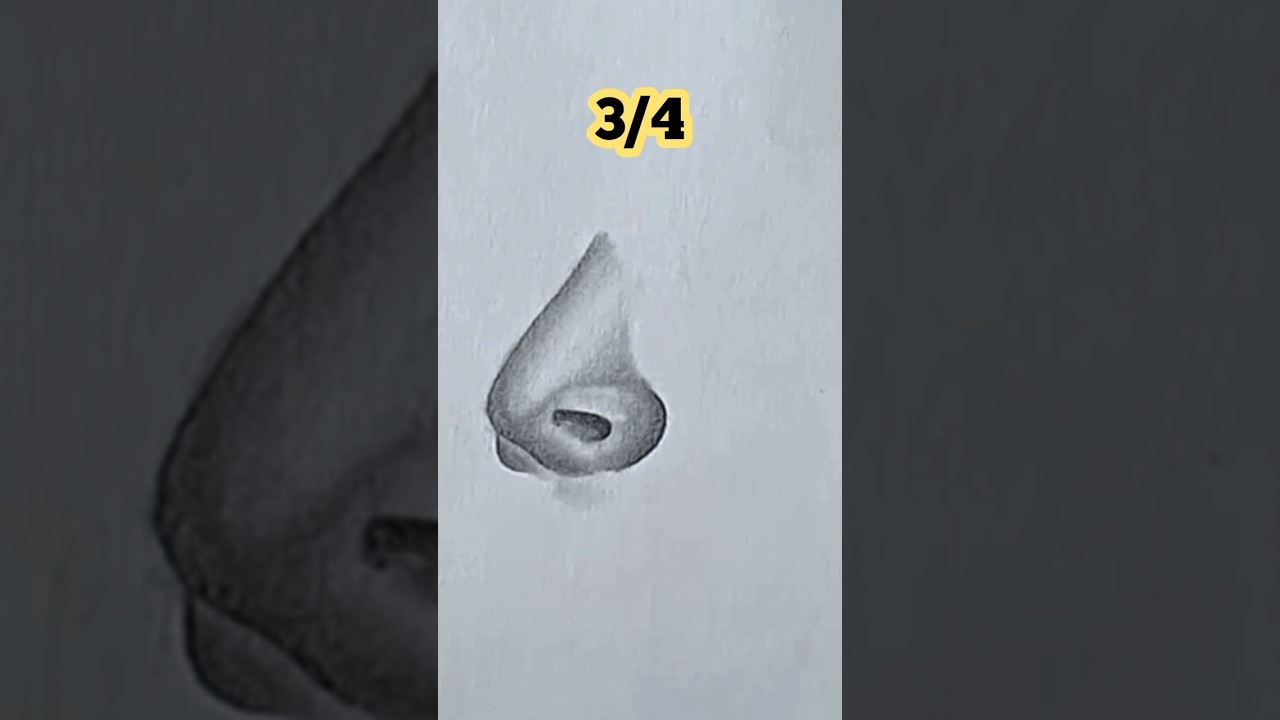 How to Draw a nose - EASY | The Artist 🎨 