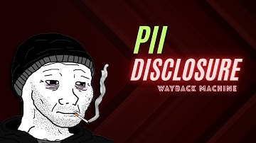 PII Disclosure Email Leaked POC | Wayback Machine | Bug Bounty POC
