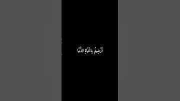 سورة التوبة | أَرَضِيتُم بِالْحَيَاةِ الدُّنْيَا #المنشاوي #قرآن #سورة_التوبة #شاشه_سوداء